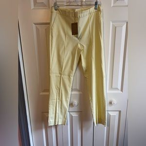 Mango Brand Yellow Pants